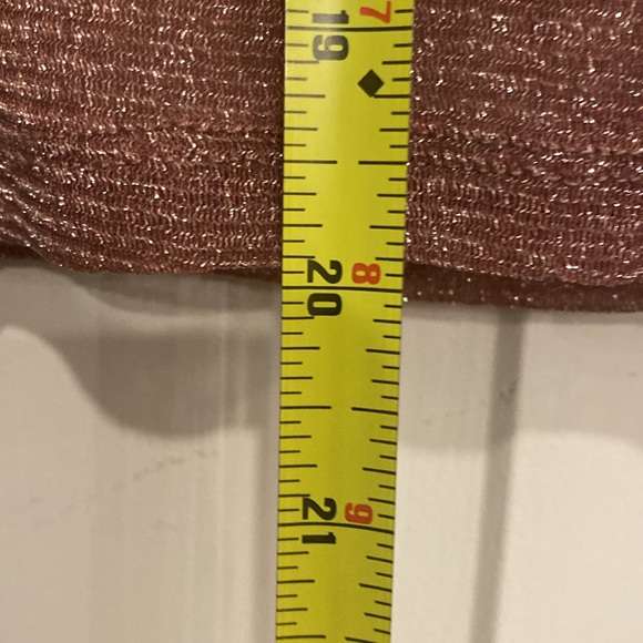 HOLLISTER - top & tank: taupe metallic sheer button down l/s w detach. tank - L - Picture 7 of 16